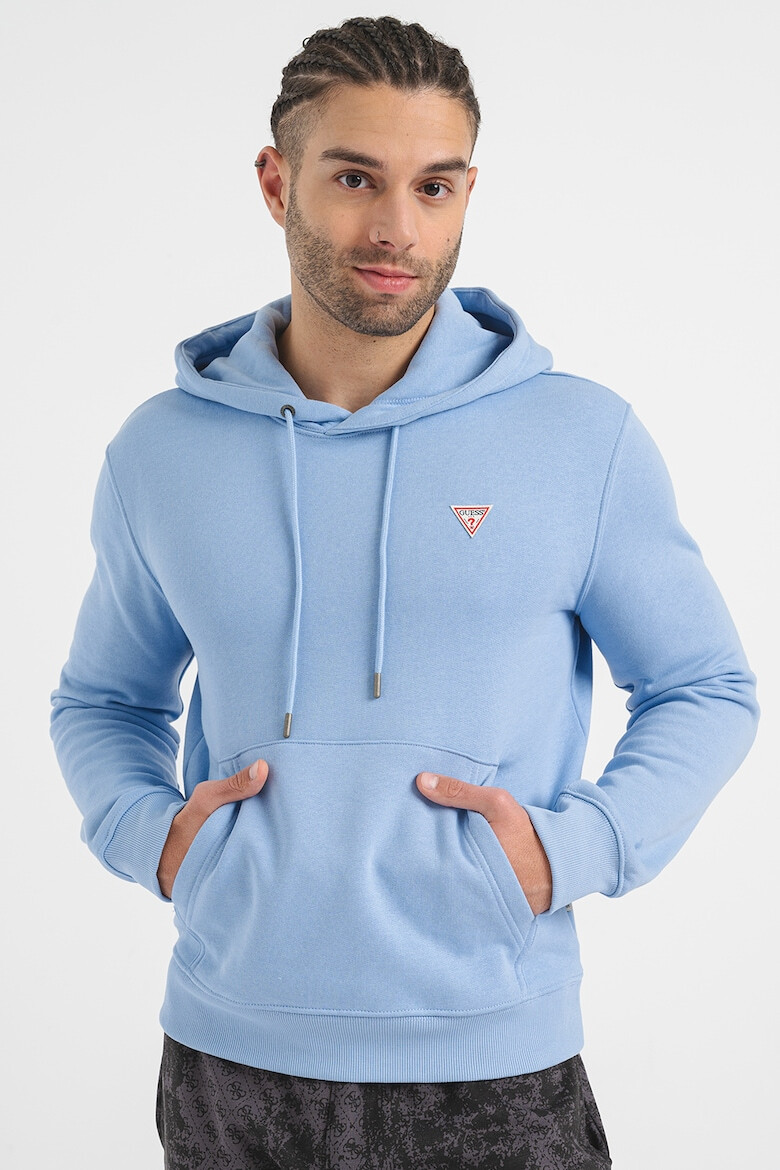 GUESS JEANS Худи с джоб кенгуру - Pepit.bg