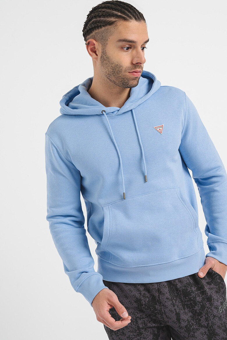 GUESS JEANS Худи с джоб кенгуру - Pepit.bg