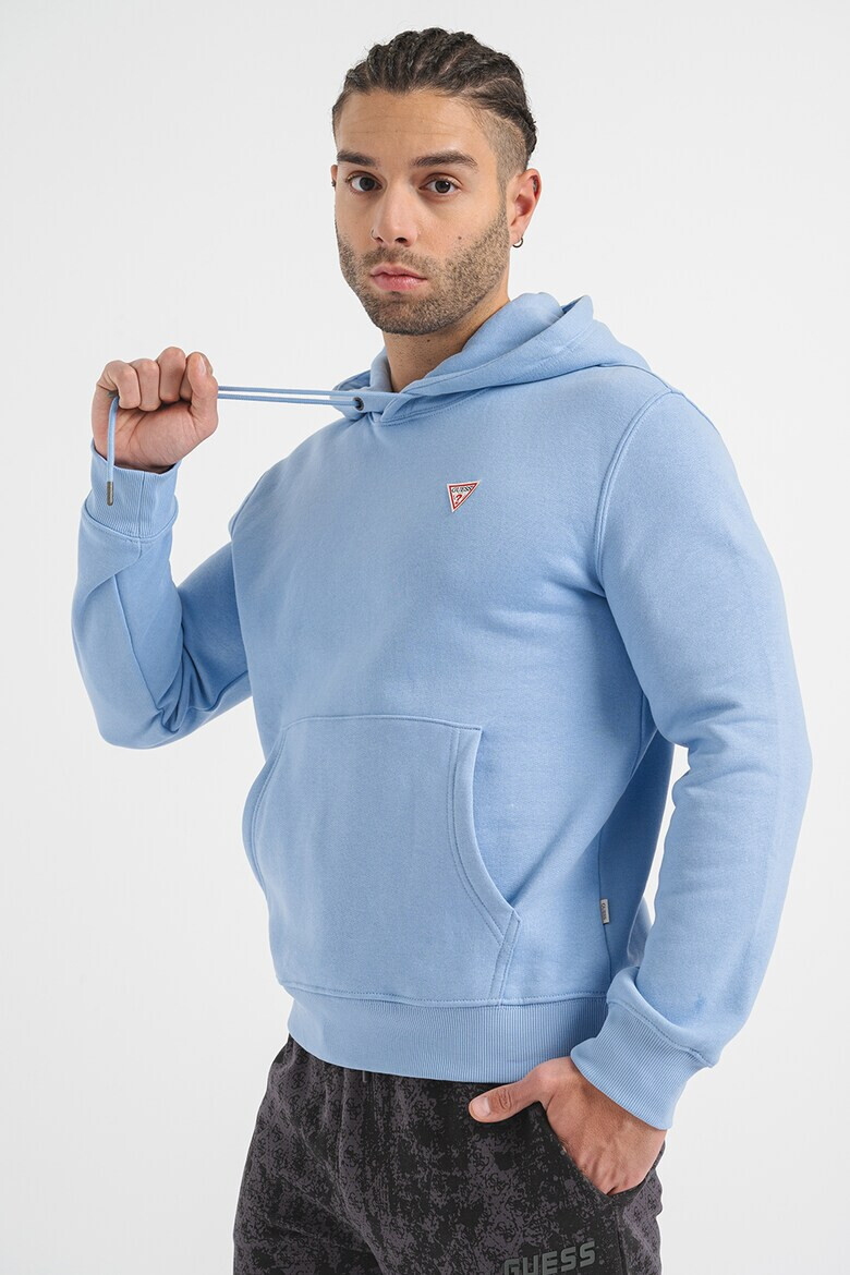 GUESS JEANS Худи с джоб кенгуру - Pepit.bg