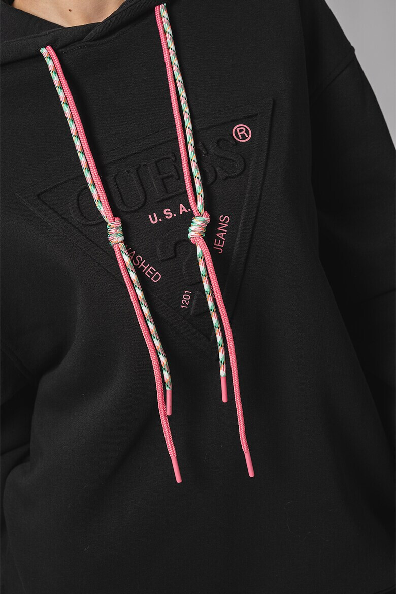 GUESS JEANS Худи с релефно лого - Pepit.bg
