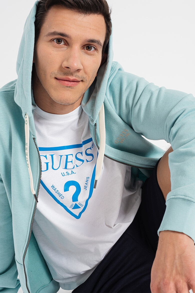 GUESS JEANS Худи с цип - Pepit.bg