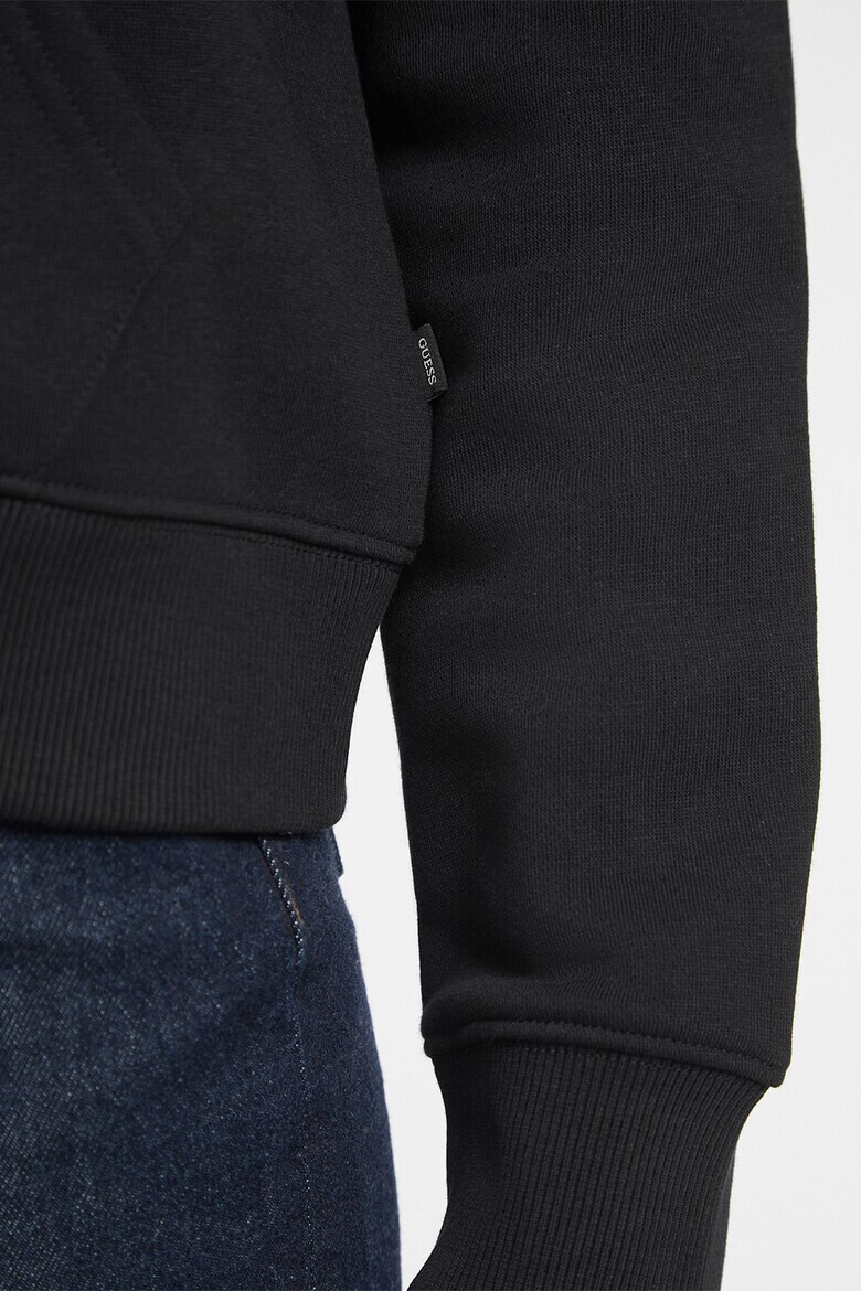 GUESS JEANS Худи с цип - Черен - Pepit.bg