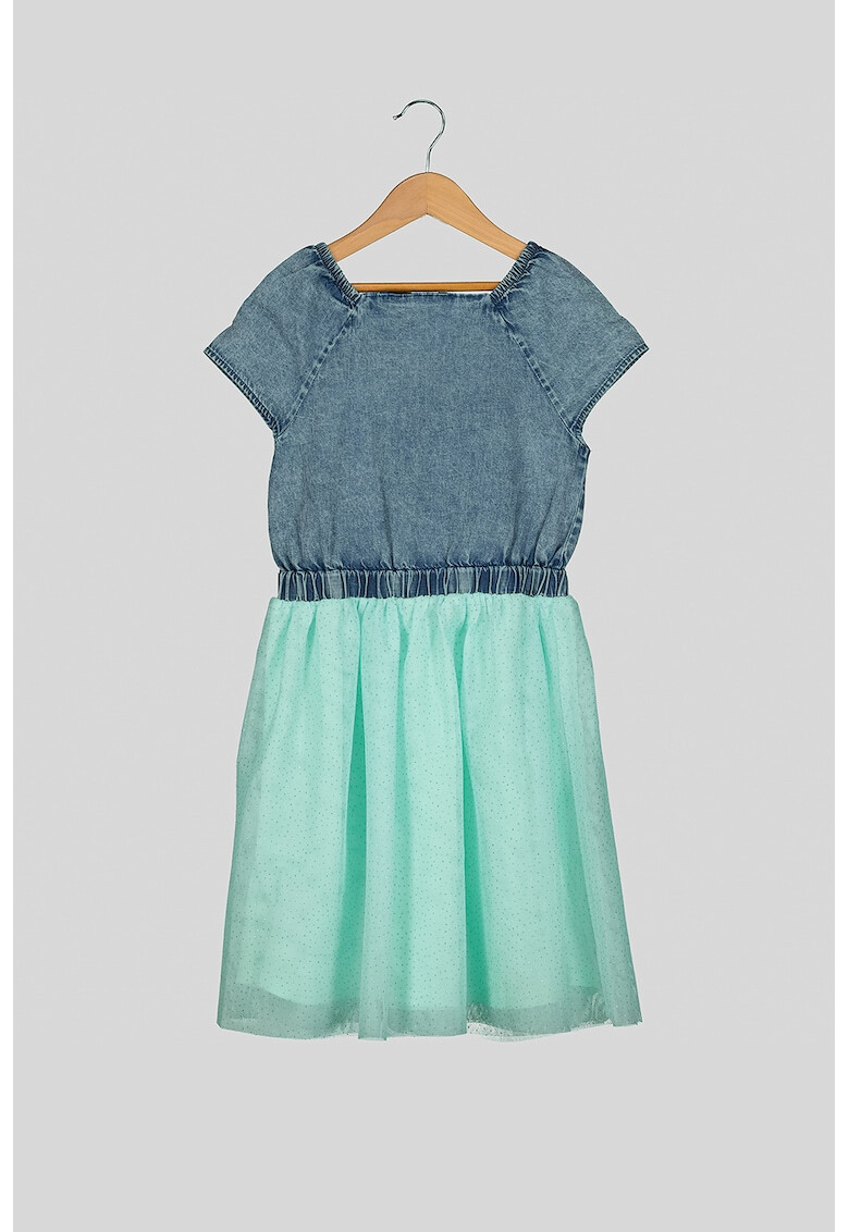 GUESS JEANS Комби рокля с еластична талия - Pepit.bg