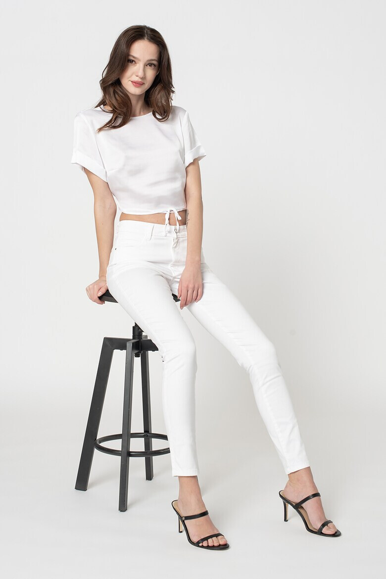 GUESS JEANS Къса блуза с къси ръкави - Pepit.bg