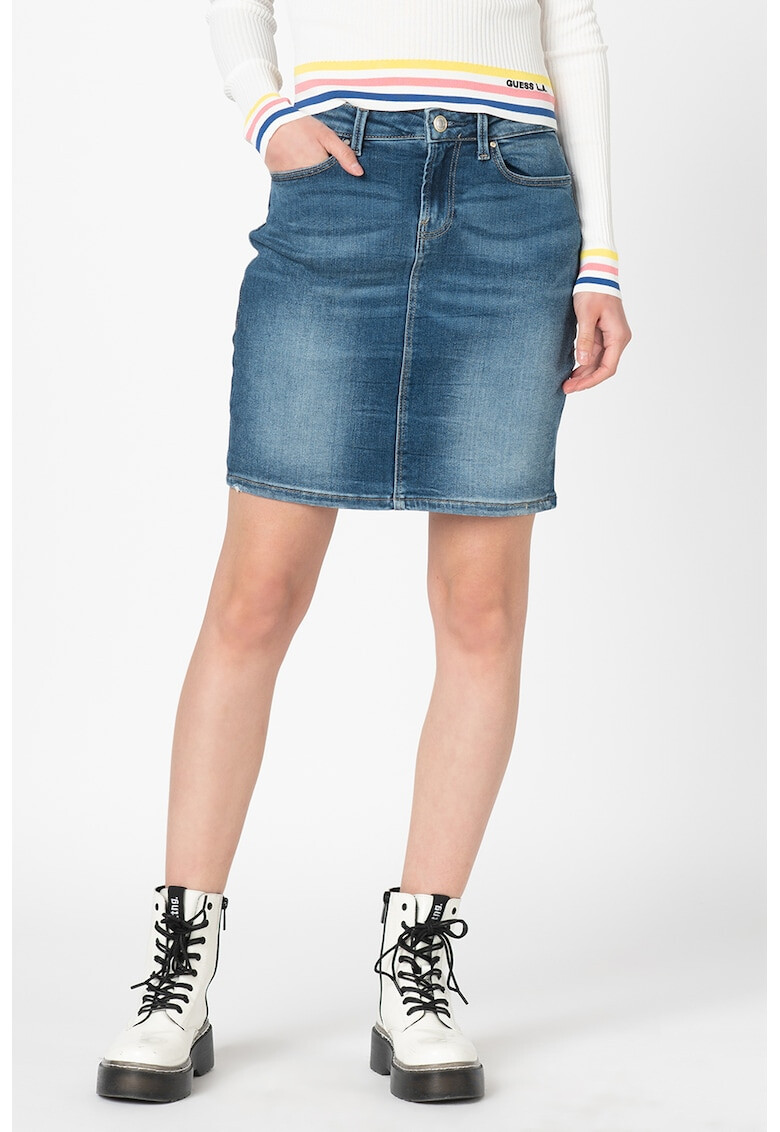 GUESS JEANS Къса пола от деним - Pepit.bg