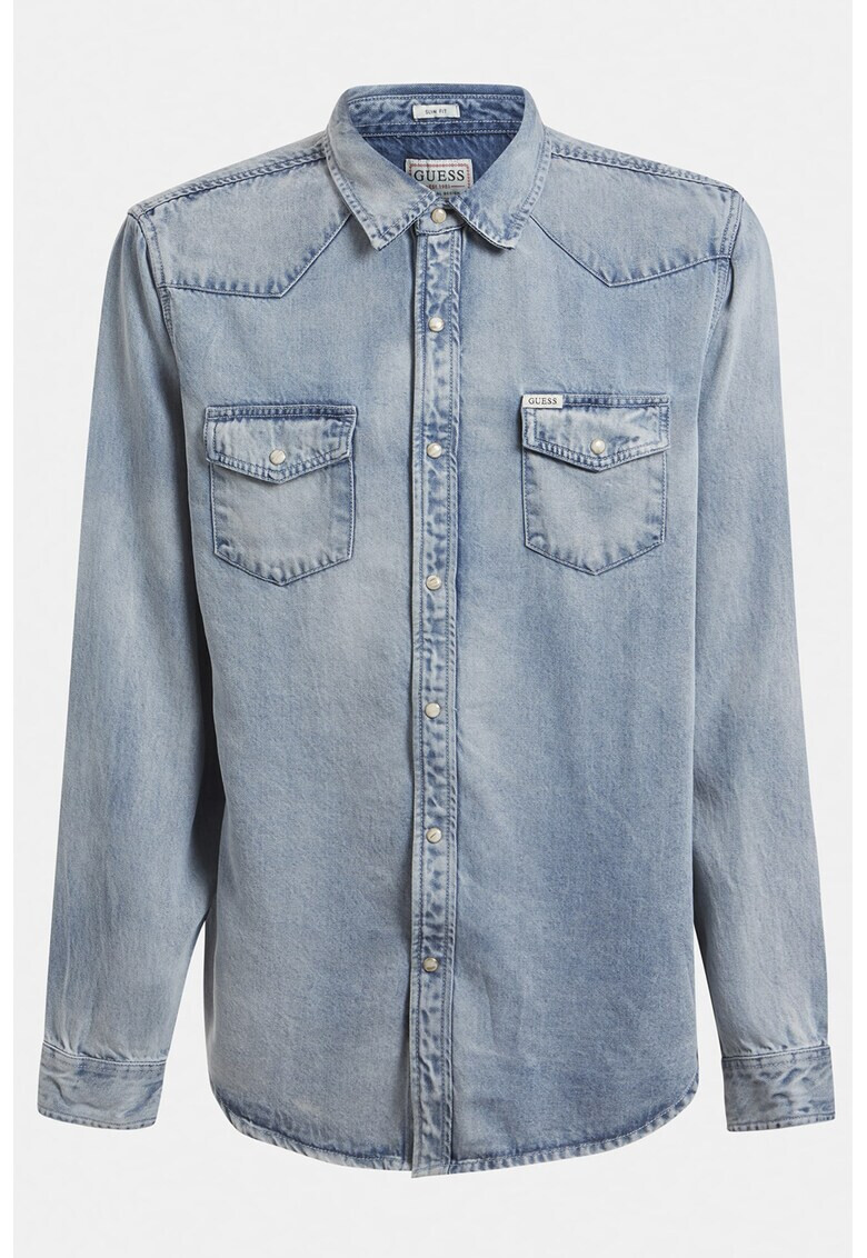GUESS JEANS Къси дънки от лиосел - Pepit.bg