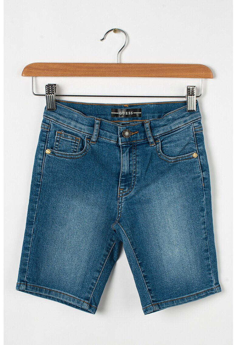 GUESS JEANS Къси дънки с 5 джоба - Pepit.bg