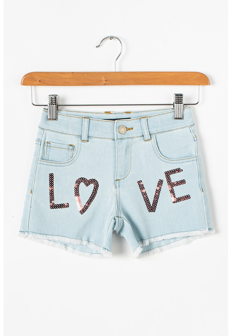 GUESS JEANS Къси дънки с пайети - Pepit.bg