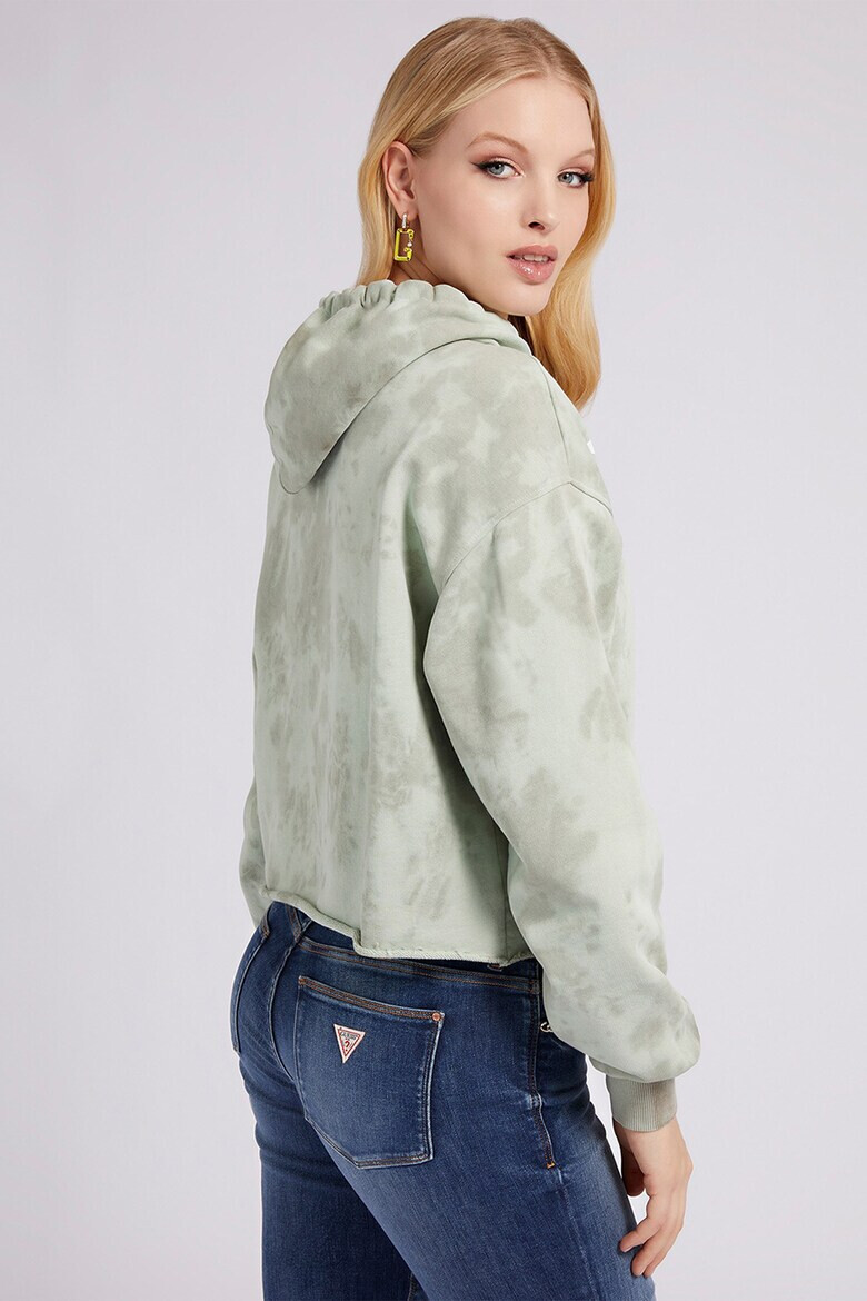GUESS JEANS Късо худи с лого - Pepit.bg