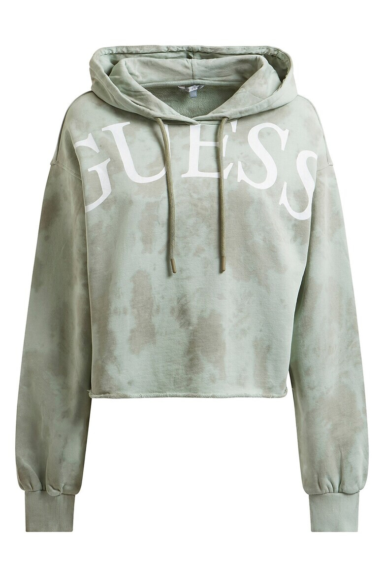 GUESS JEANS Късо худи с лого - Pepit.bg