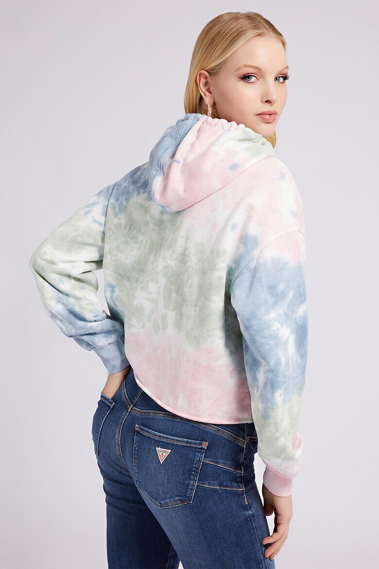 GUESS JEANS Късо худи с лого - Pepit.bg