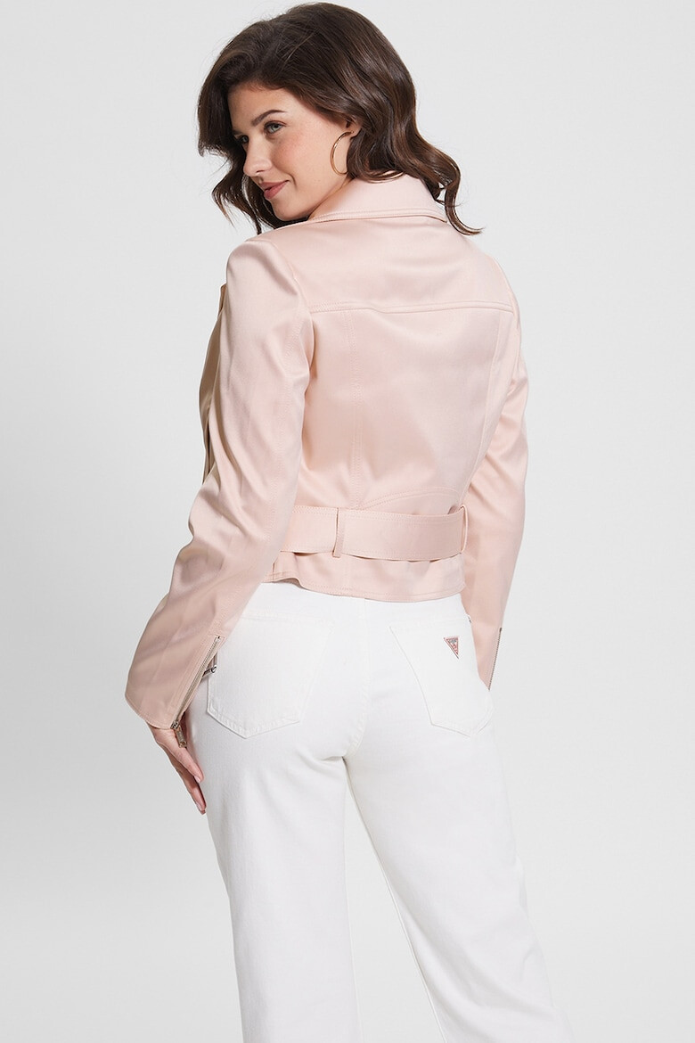 GUESS JEANS Късо сатенено яке - Pepit.bg