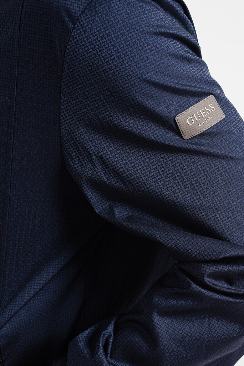 GUESS JEANS Непромокаемо бомбър яке с релеф - Pepit.bg