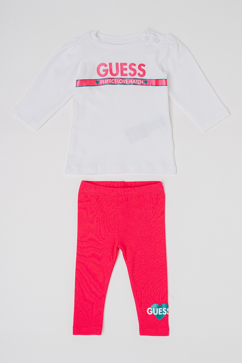 GUESS JEANS Памучна блуза и клин - Pepit.bg