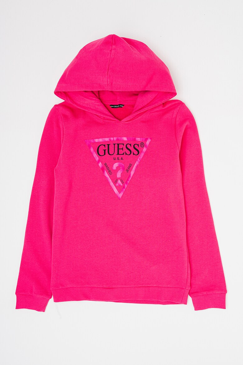 GUESS JEANS Памучно худи с лого - Pepit.bg
