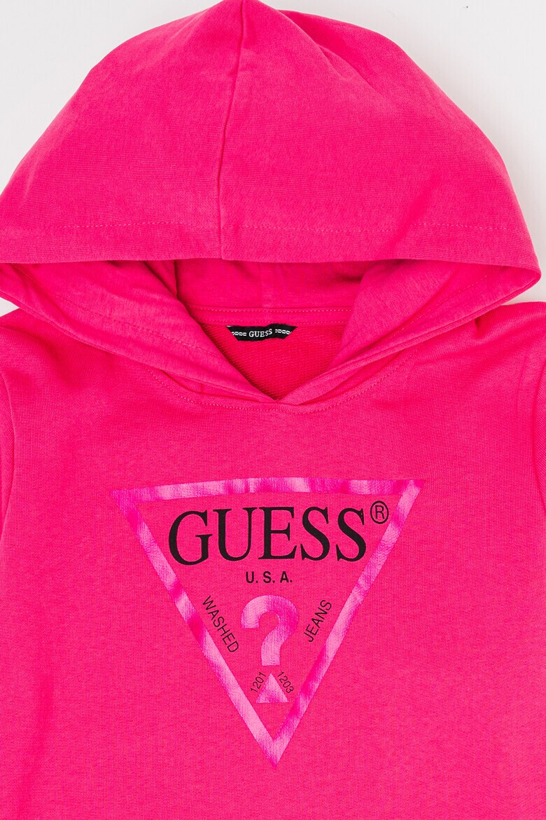 GUESS JEANS Памучно худи с лого - Pepit.bg
