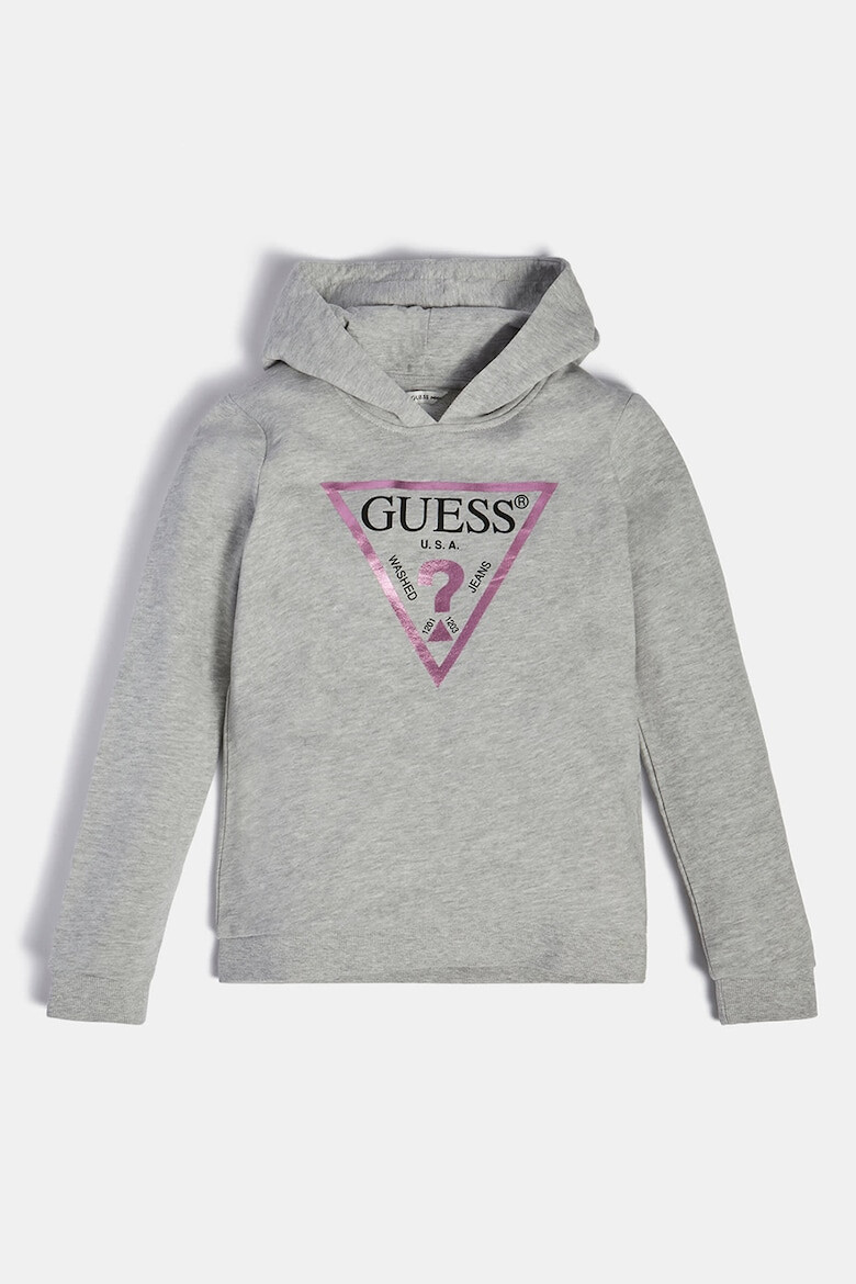 GUESS JEANS Памучно худи с лого - Pepit.bg