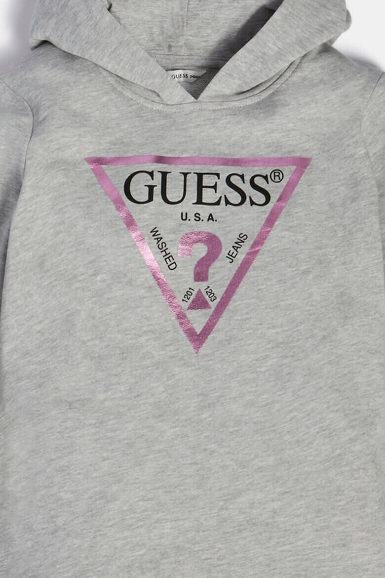 GUESS JEANS Памучно худи с лого - Pepit.bg