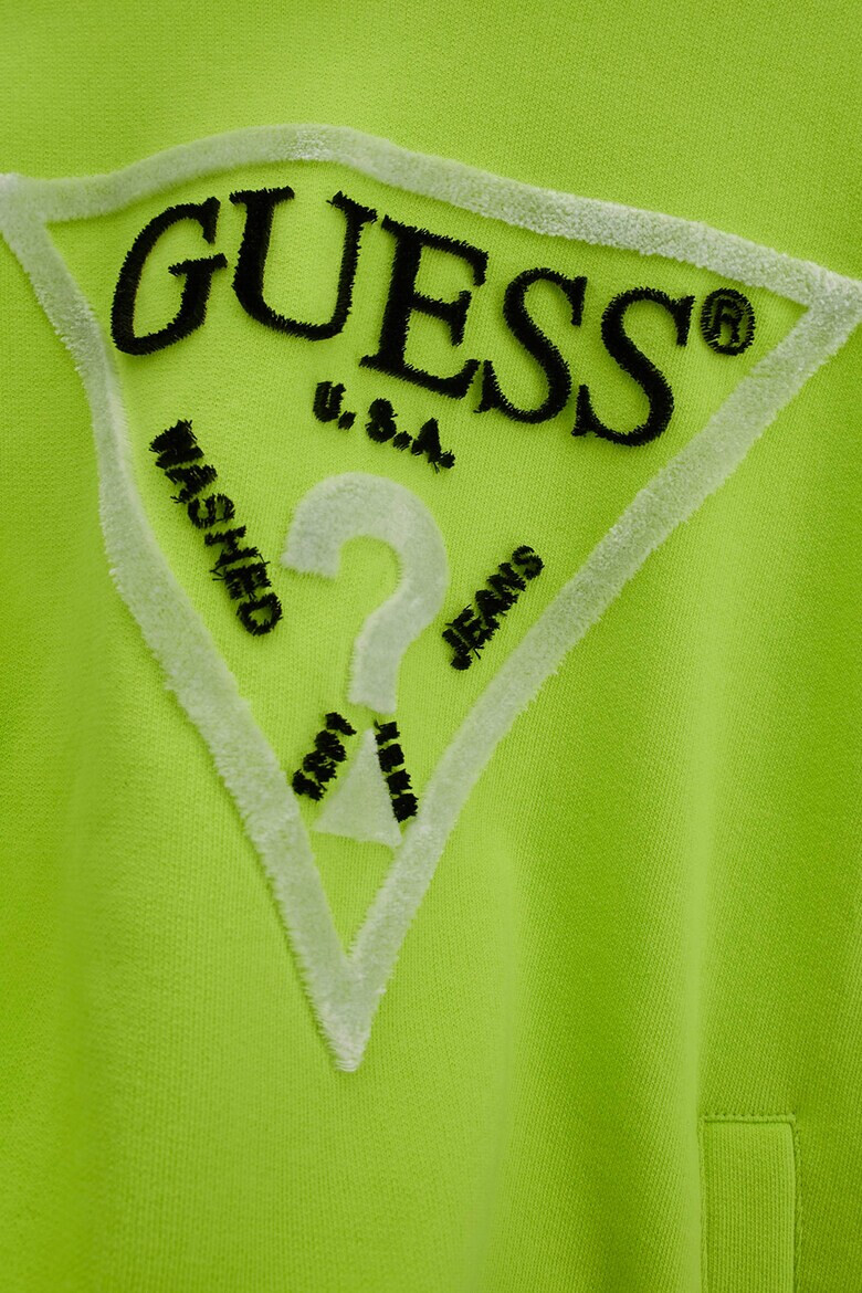 GUESS JEANS Памучно худи със свободна кройка - Pepit.bg