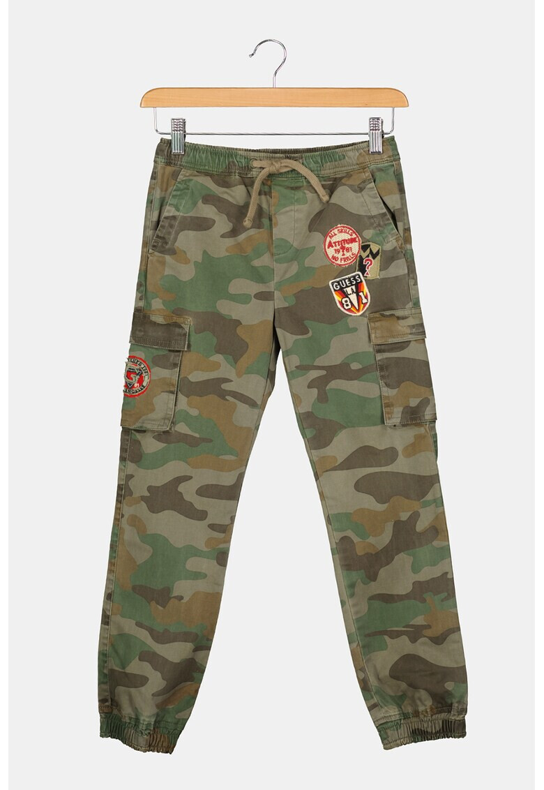 GUESS JEANS Панталон карго с еластична талия - Pepit.bg