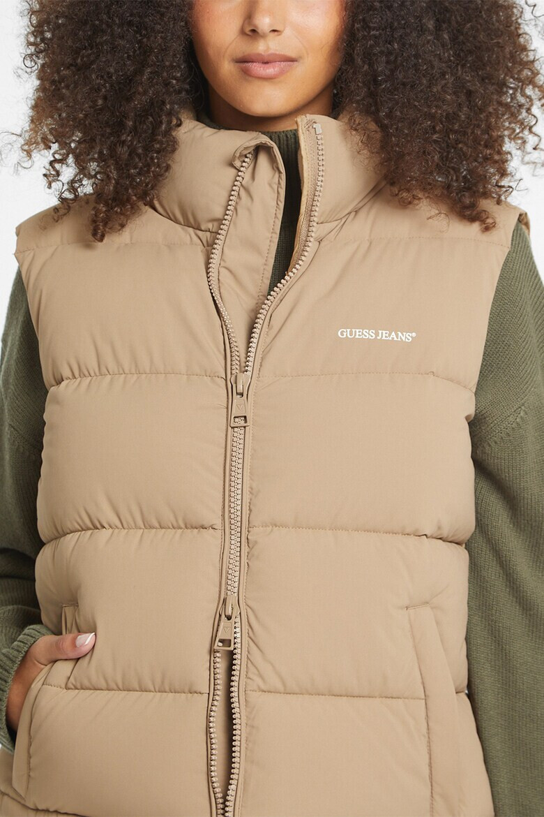 GUESS JEANS Подплатен елек с лого - Pepit.bg