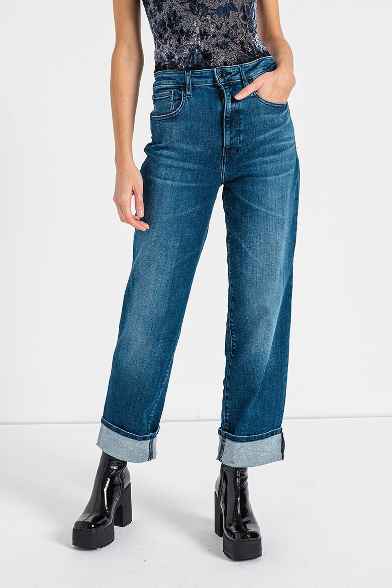 GUESS JEANS Прави дънки с дантела - Pepit.bg