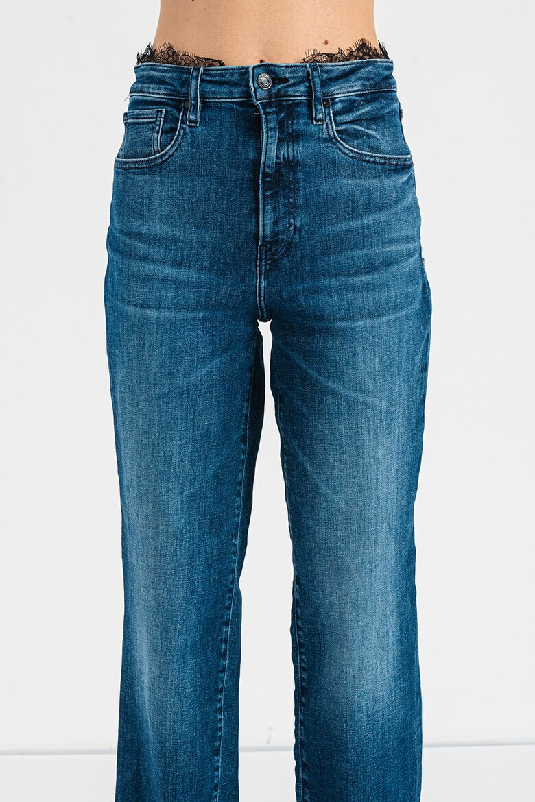 GUESS JEANS Прави дънки с дантела - Pepit.bg