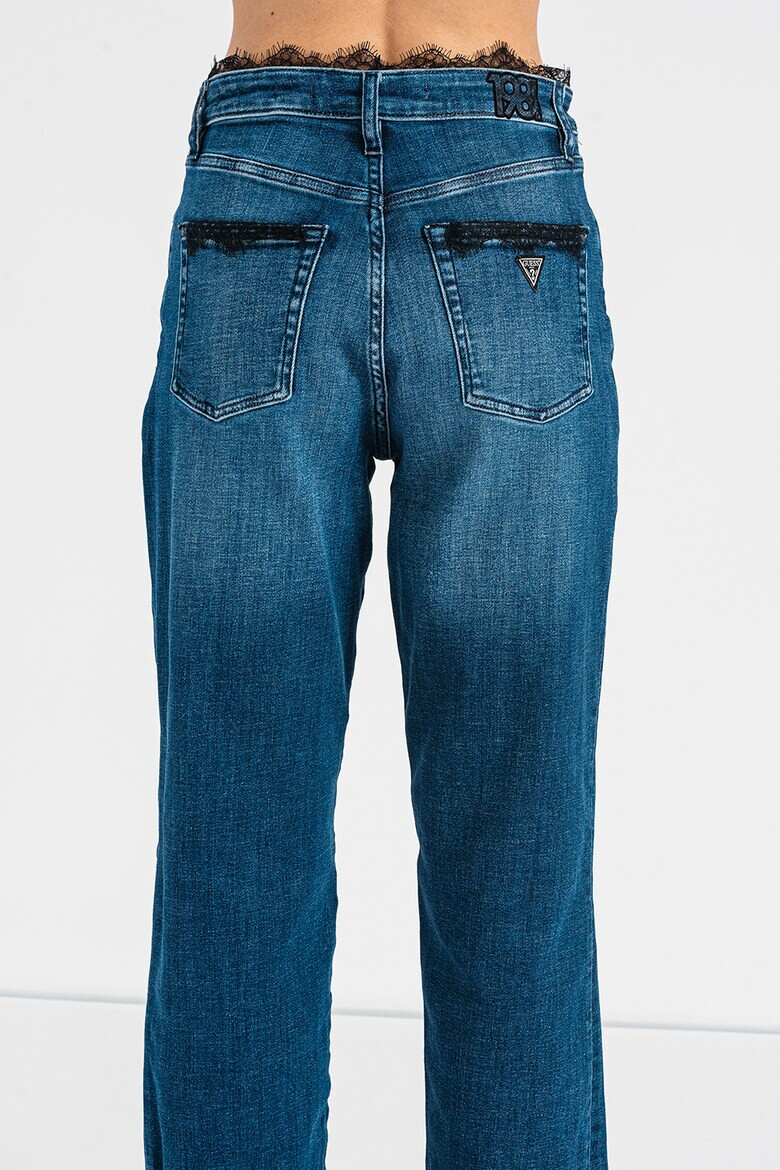 GUESS JEANS Прави дънки с дантела - Pepit.bg