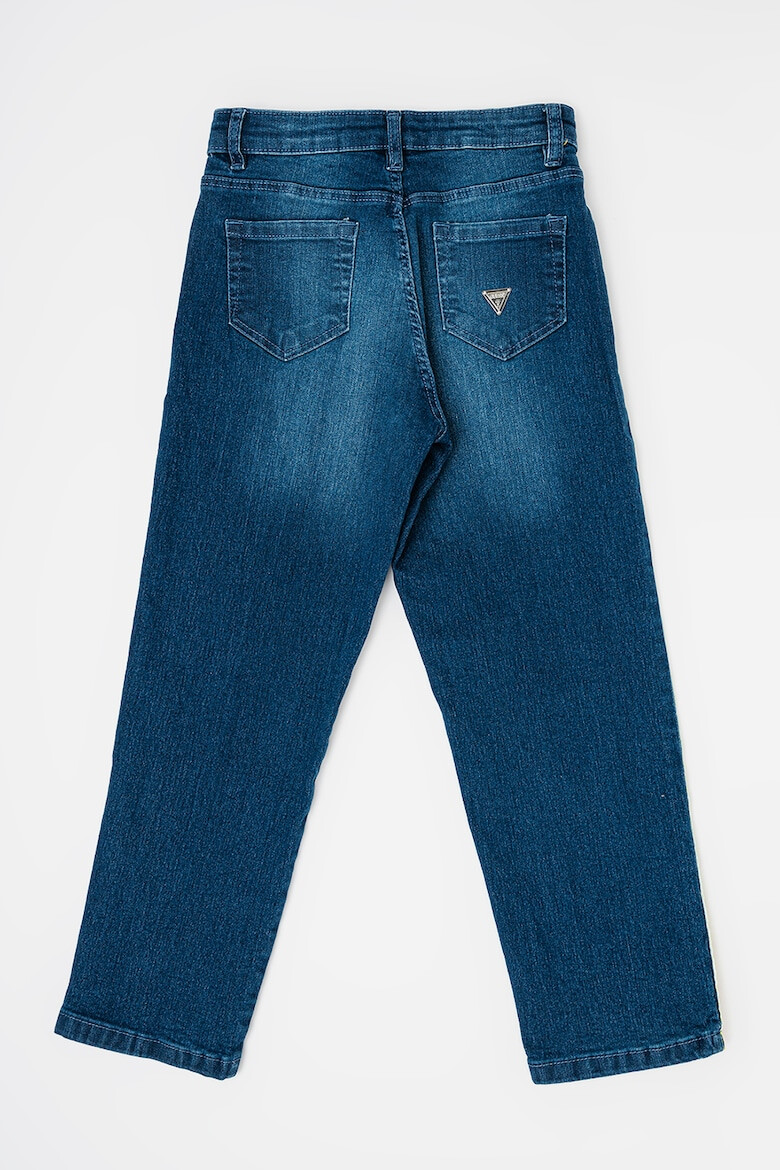 GUESS JEANS Прави дънки с контрастни панели встрани - Pepit.bg