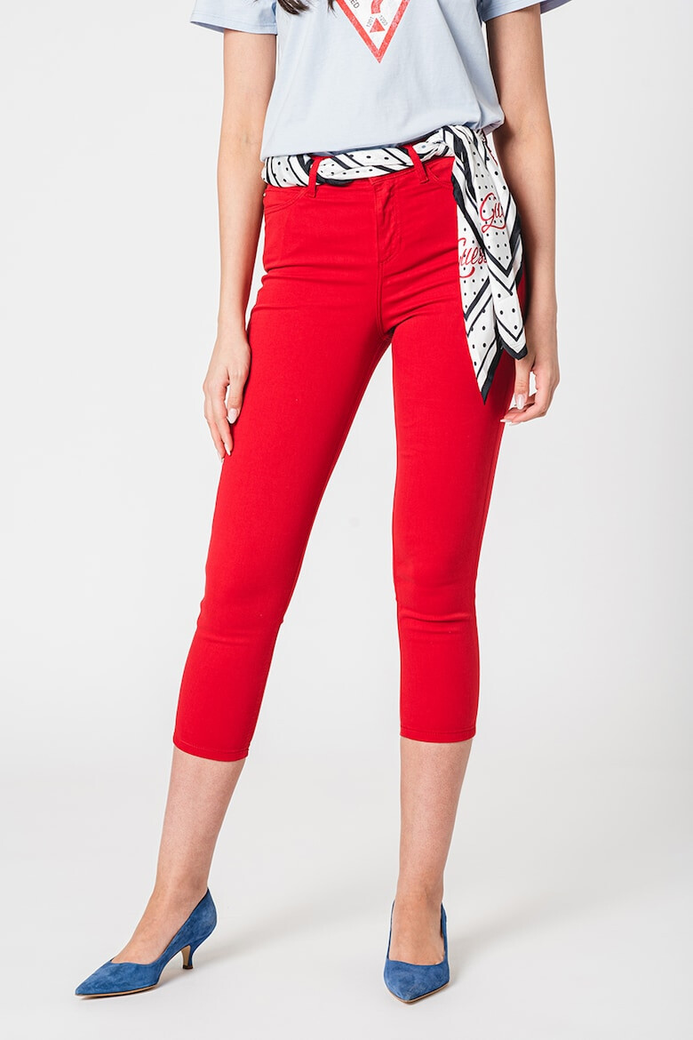 GUESS JEANS Прилепнали дънки капри - Pepit.bg