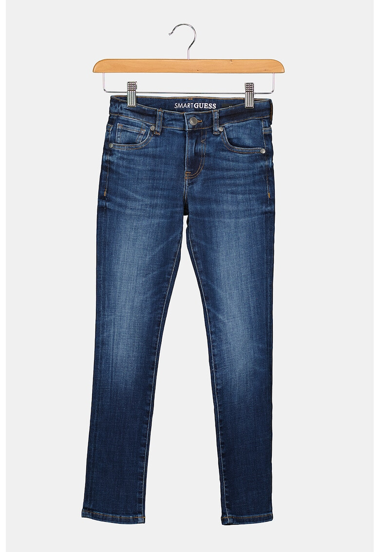 GUESS JEANS Прилепнали дънки с лого - Pepit.bg