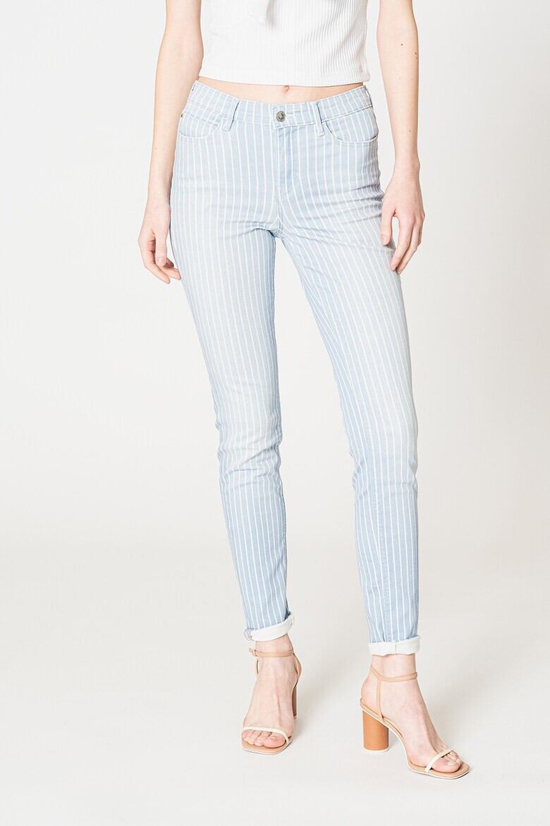 GUESS JEANS Прилепнали дънки с райе - Pepit.bg