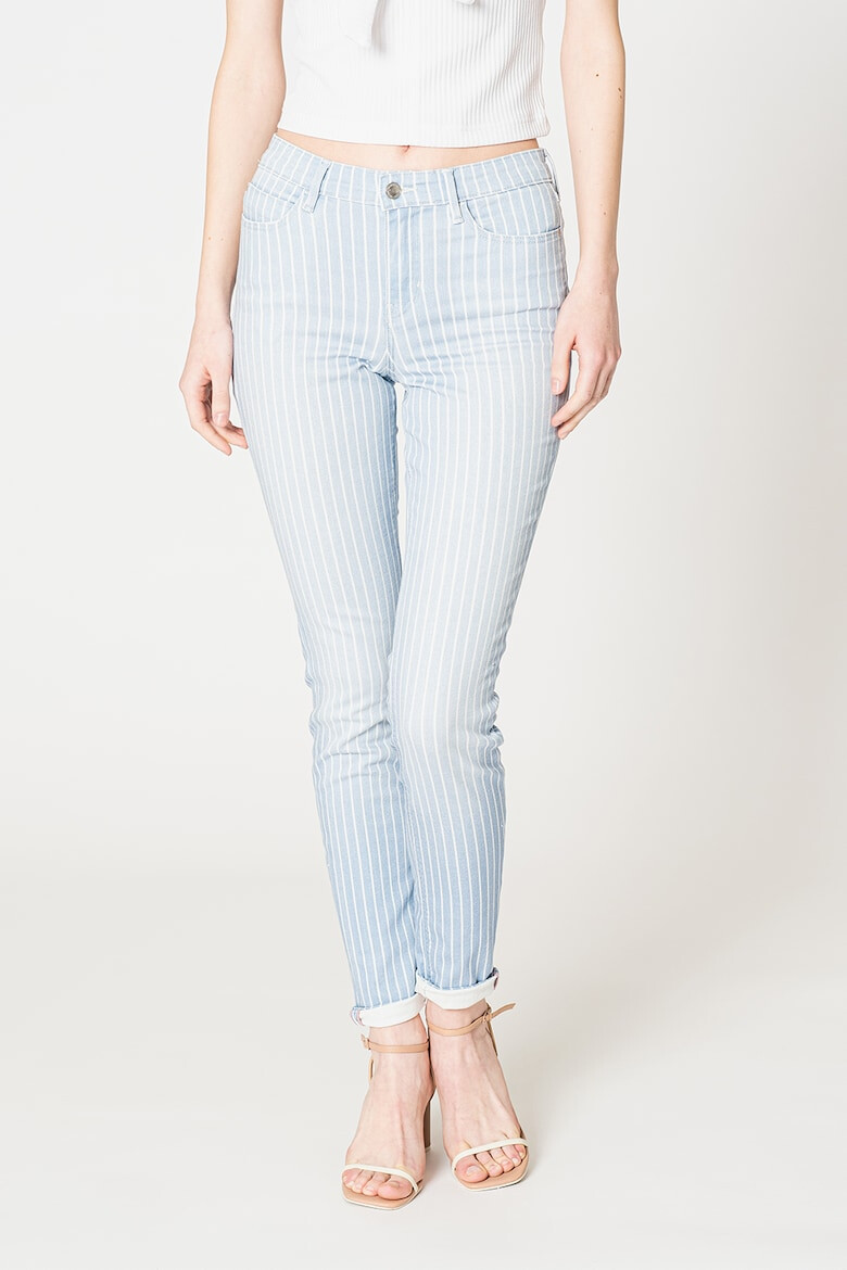 GUESS JEANS Прилепнали дънки с райе - Pepit.bg