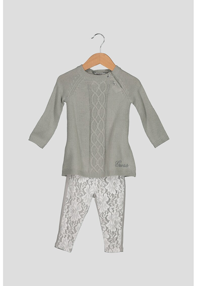 GUESS JEANS Пуловер на лога с клин - Pepit.bg