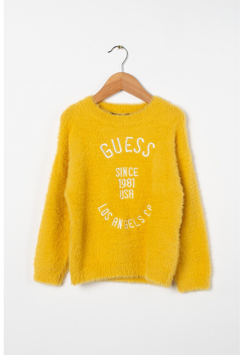 GUESS JEANS Пуловер с бродирано лого - Pepit.bg