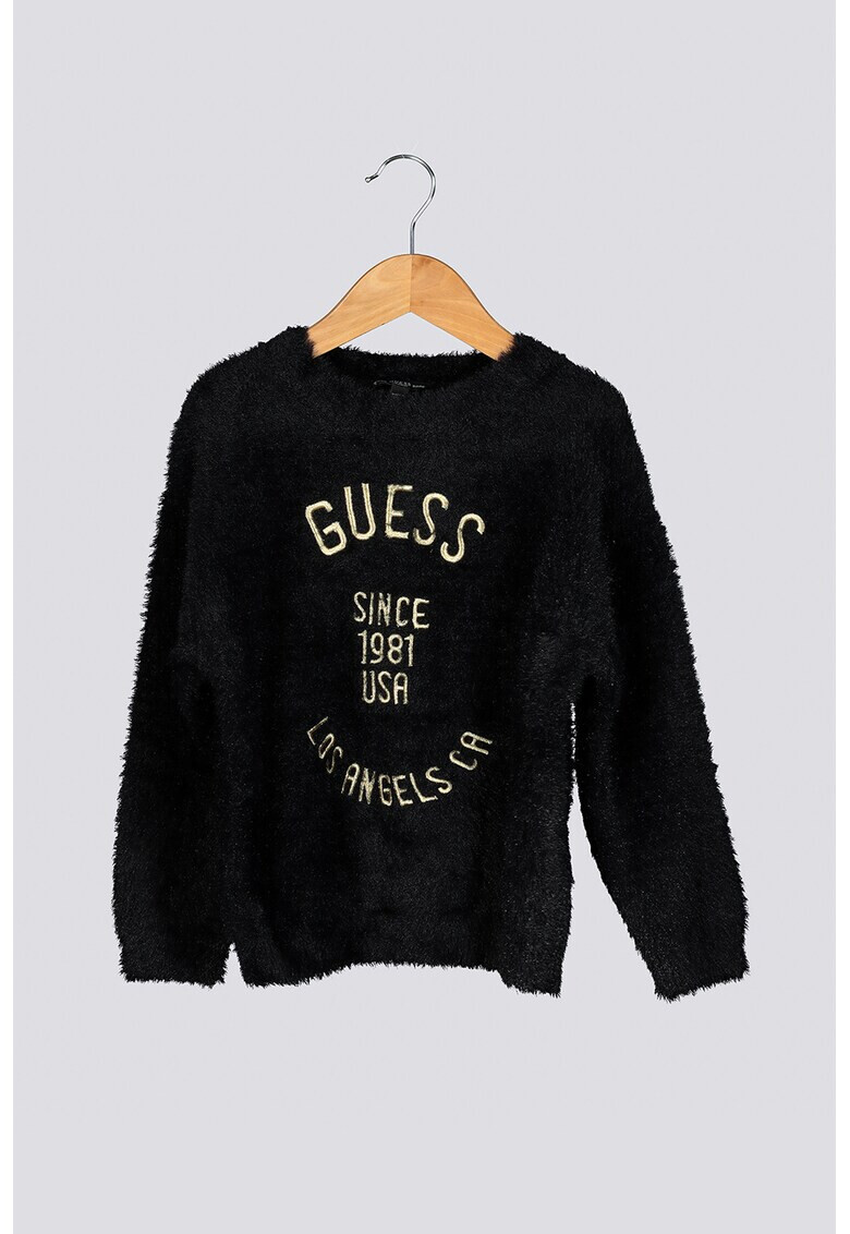 GUESS JEANS Пуловер с бродирано лого - Pepit.bg