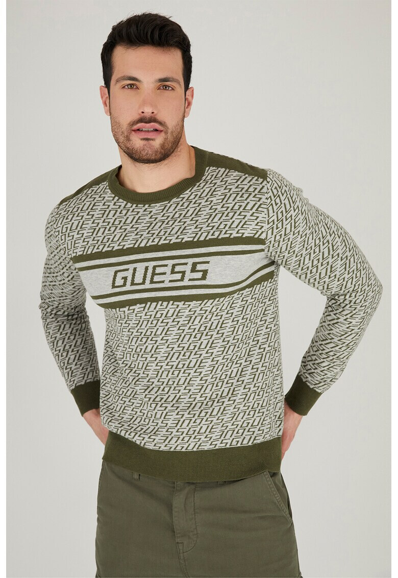GUESS JEANS Пуловер с лого - Pepit.bg