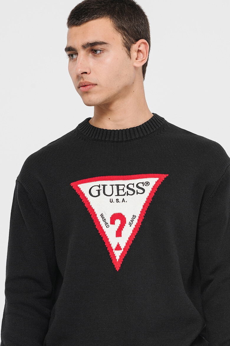 GUESS JEANS Пуловер с лого - Pepit.bg