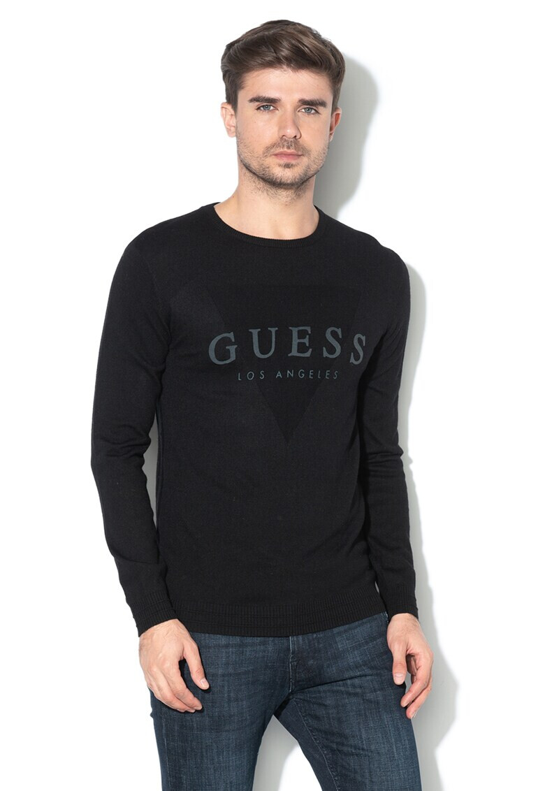 GUESS JEANS Пуловер с лого - Pepit.bg