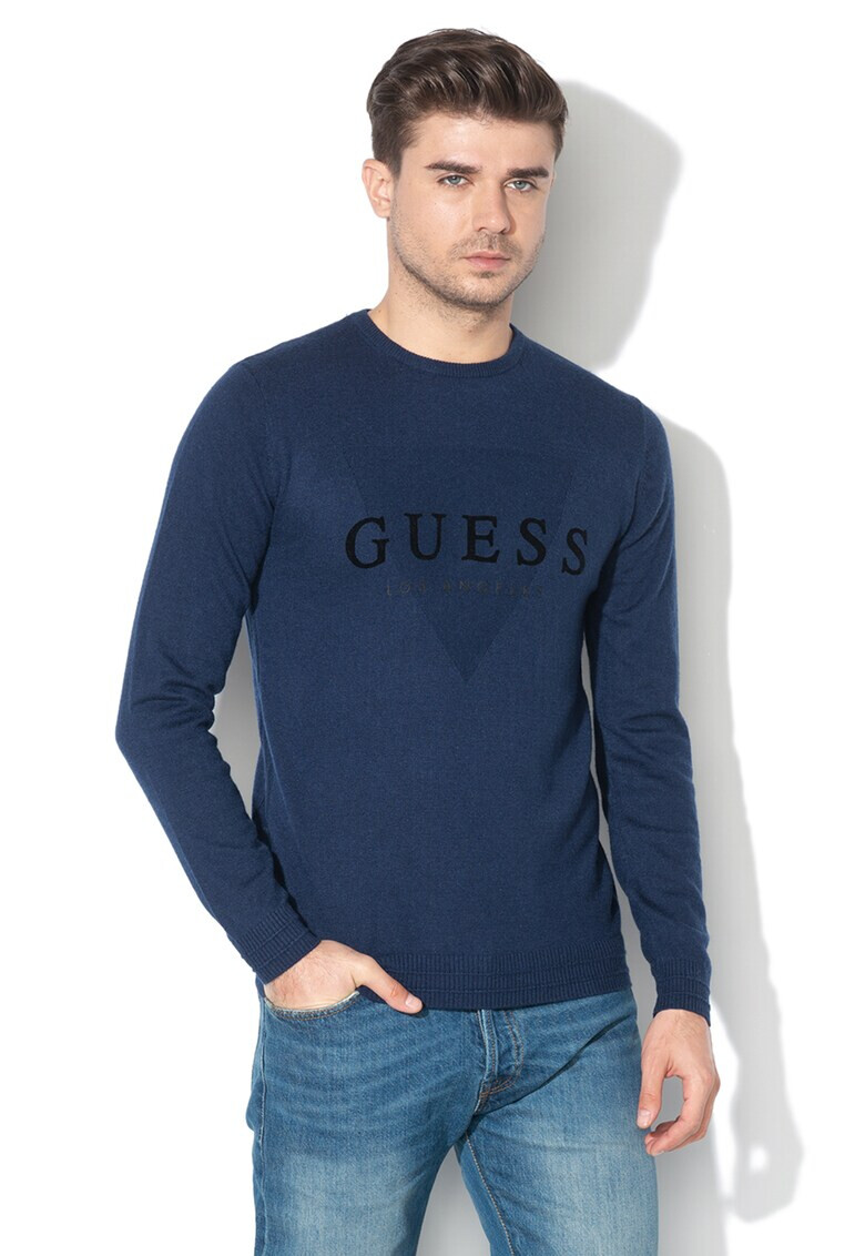 GUESS JEANS Пуловер с лого - Pepit.bg