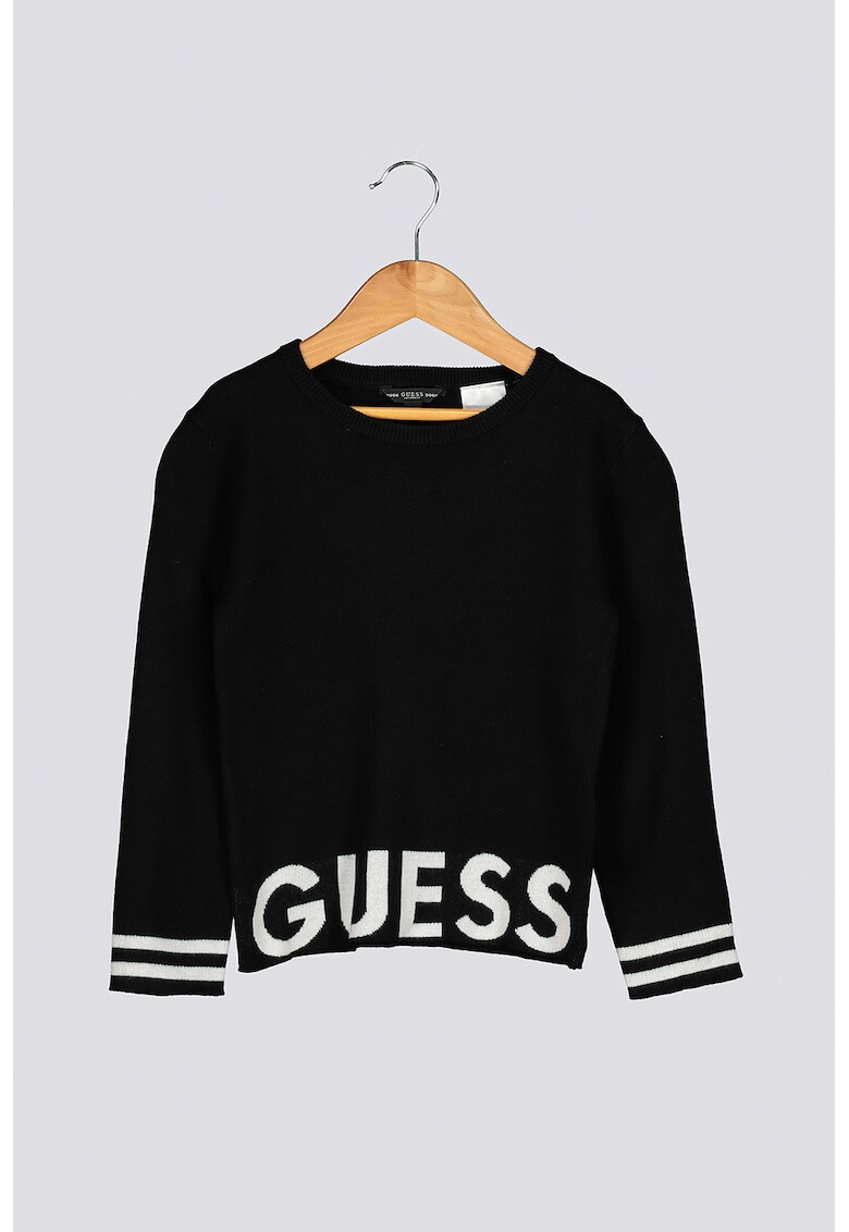 GUESS JEANS Пуловер с овално деколте - Pepit.bg