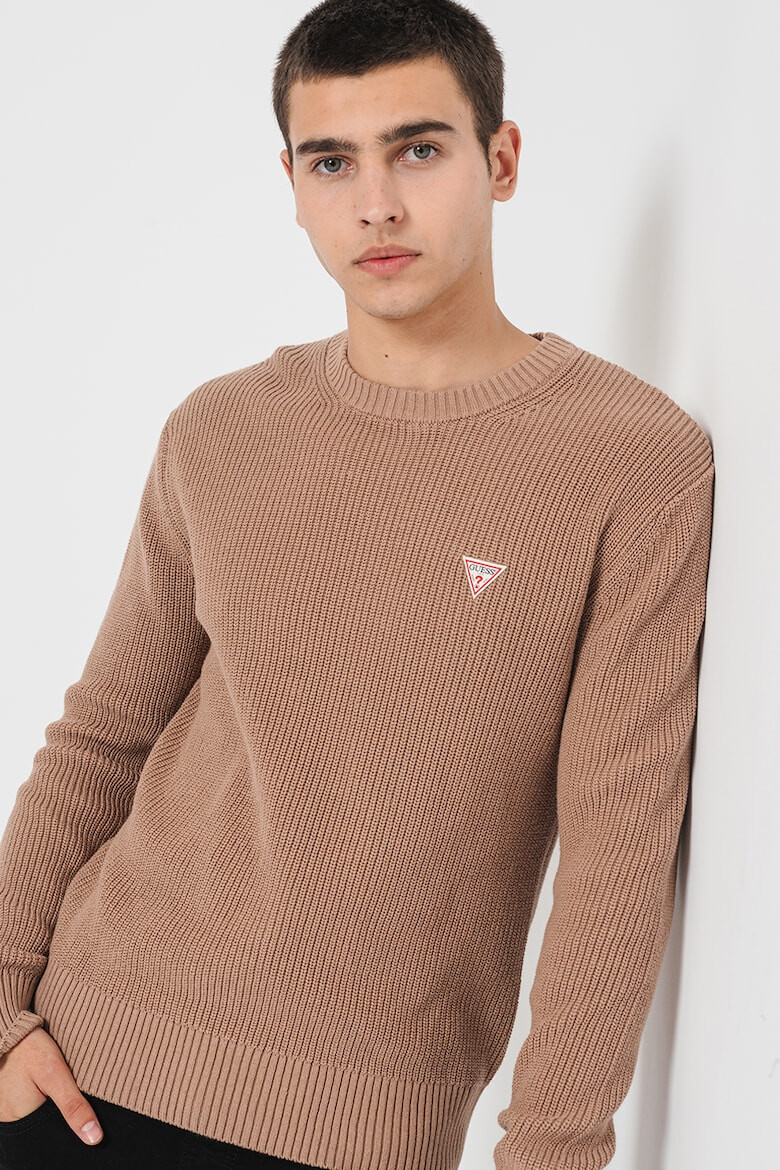 GUESS JEANS Пуловер с овално деколте - Pepit.bg