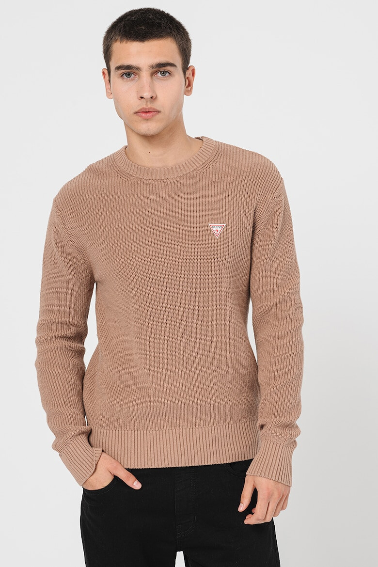 GUESS JEANS Пуловер с овално деколте - Pepit.bg