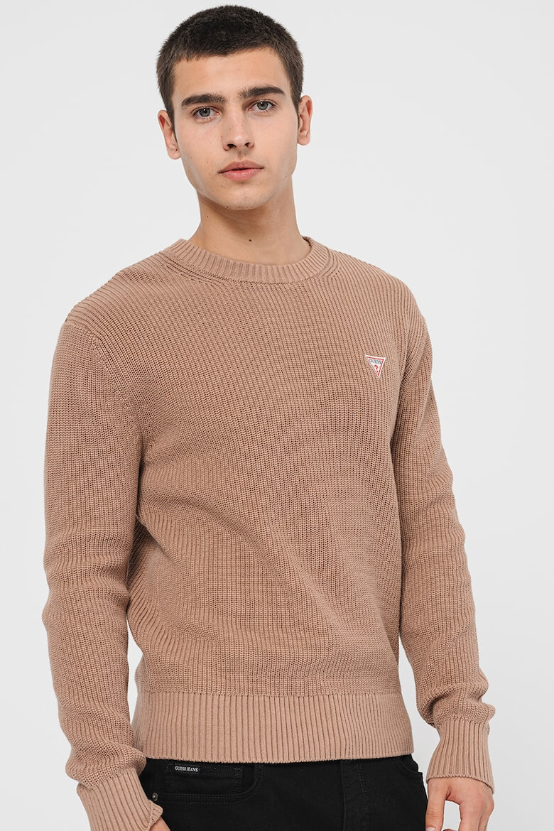 GUESS JEANS Пуловер с овално деколте - Pepit.bg