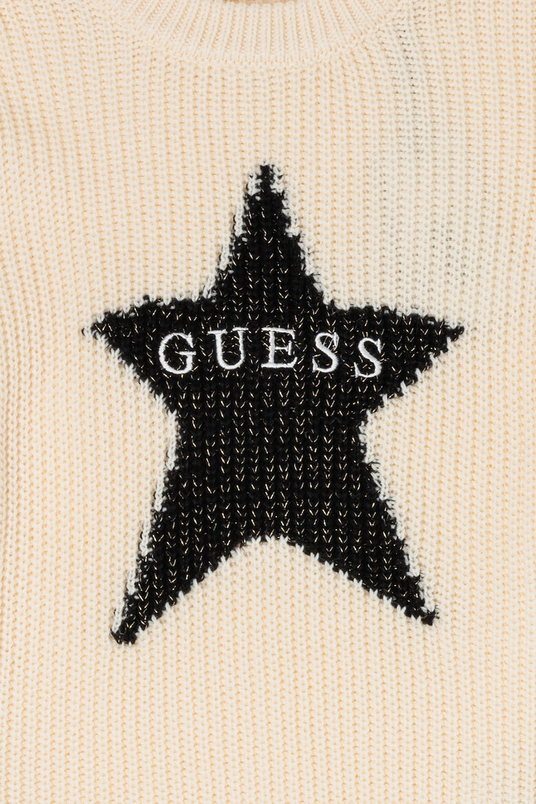 GUESS JEANS Пуловер с вълна - Pepit.bg