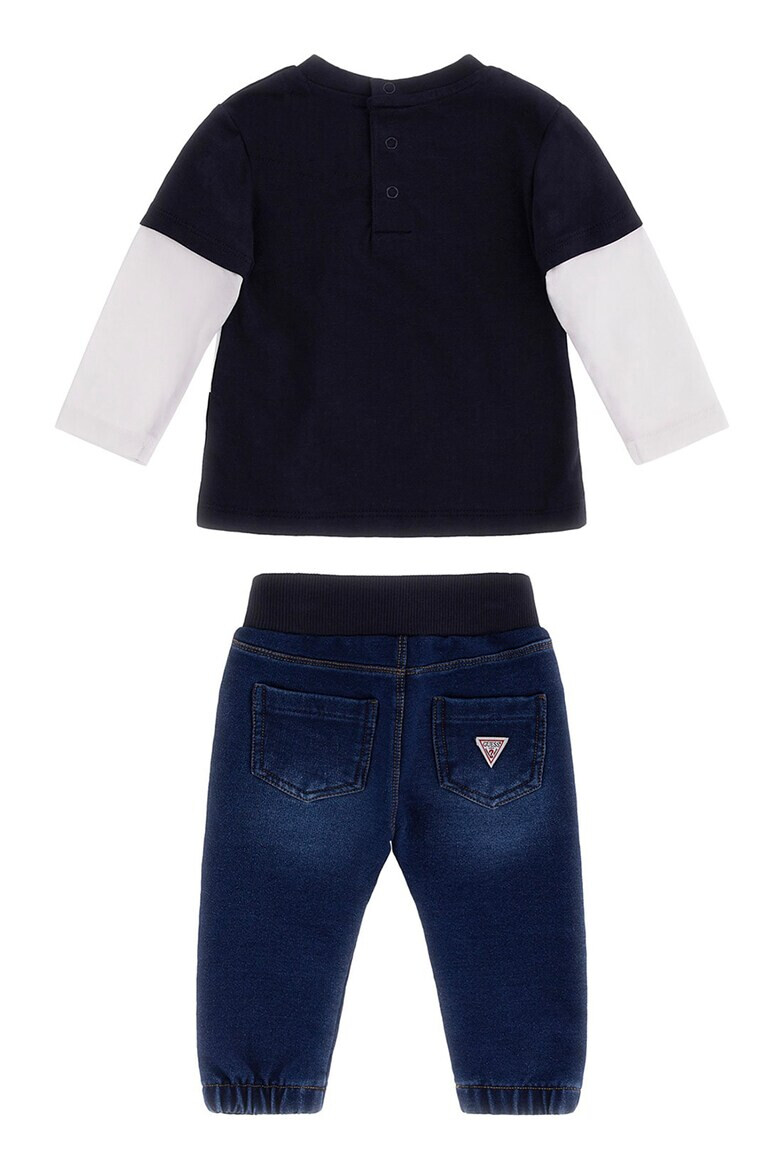 GUESS JEANS Раирана блуза и дънки - Pepit.bg