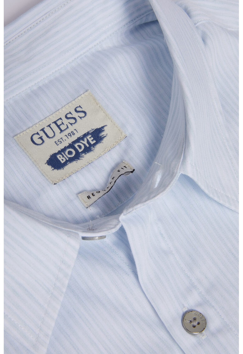 GUESS JEANS Раирана риза с модал - Pepit.bg