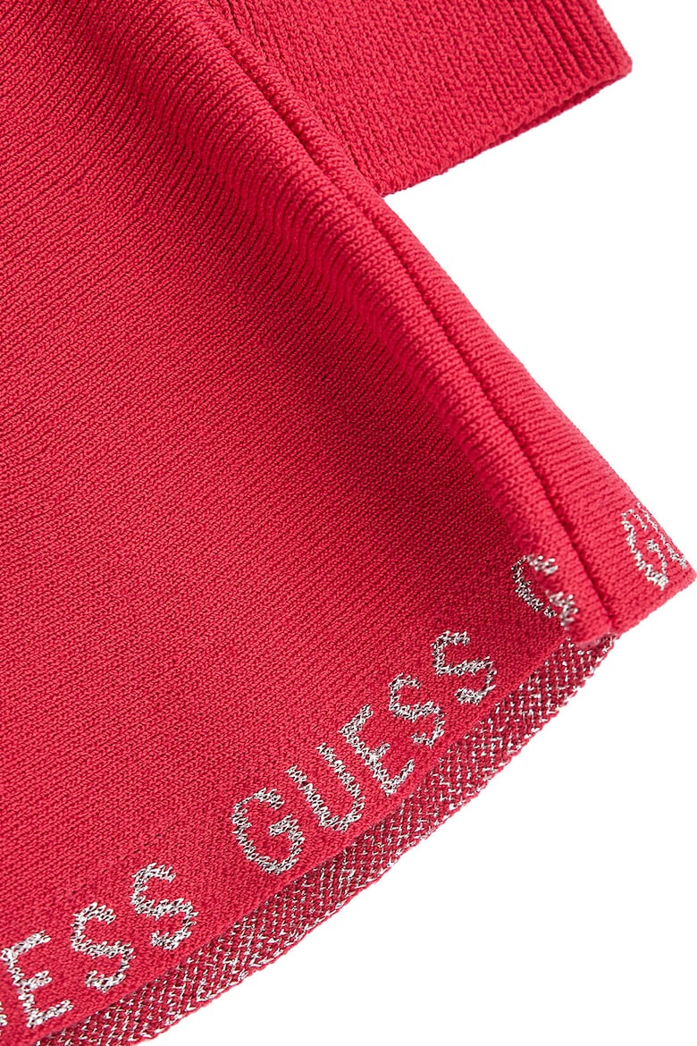 GUESS JEANS Разкроена рокля с лого - Pepit.bg