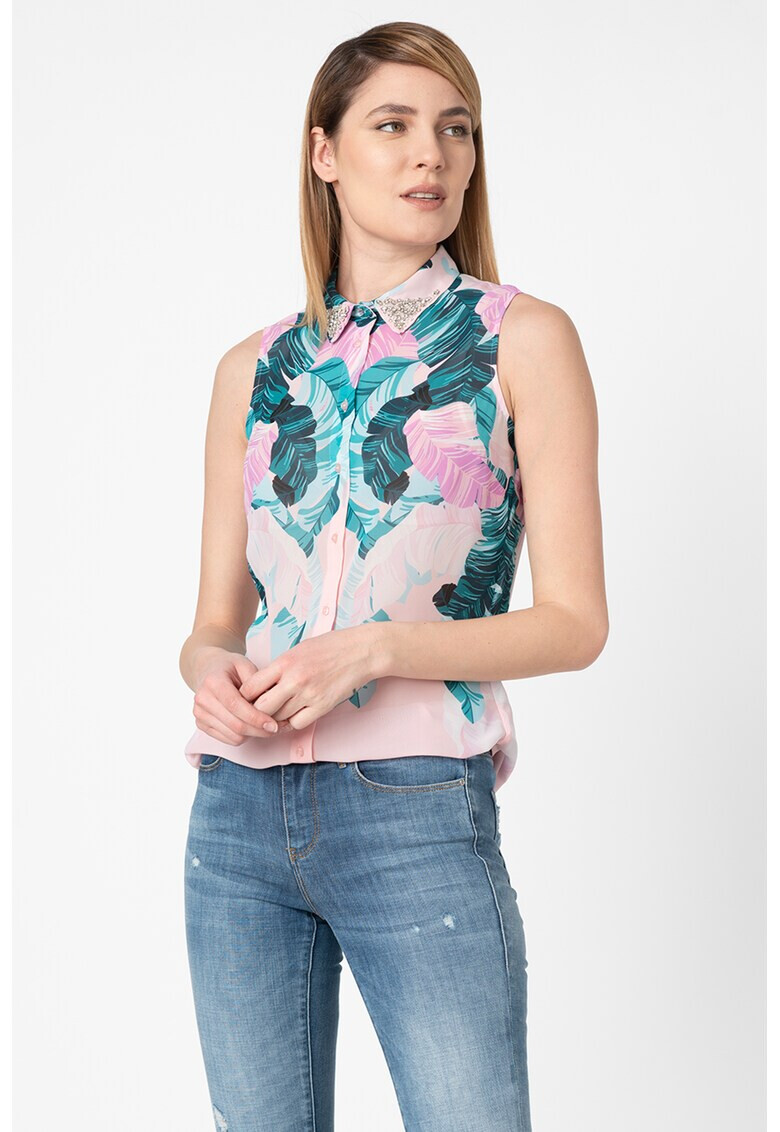 GUESS JEANS Риза без ръкави - Pepit.bg