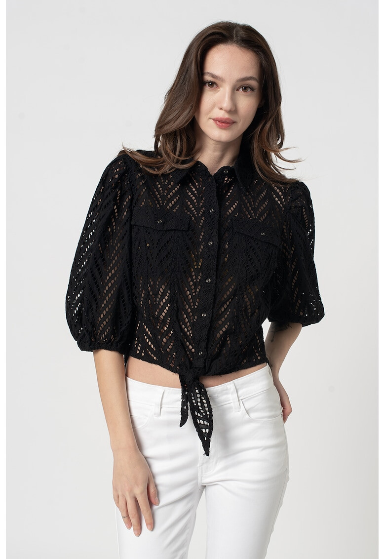 GUESS JEANS Риза с ажур - Pepit.bg